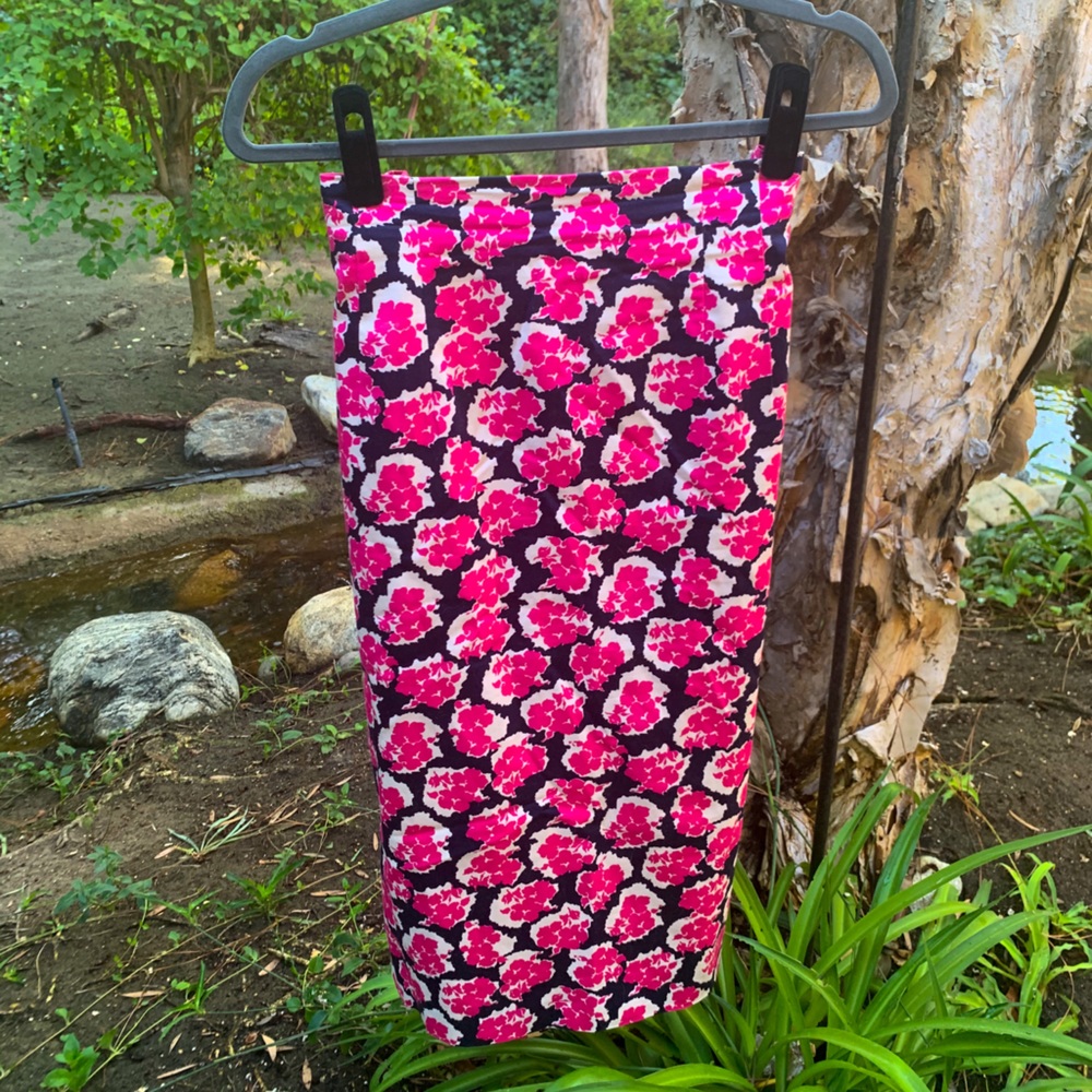 Boden Pink Posey Pencil Skirt Size UK 14/US 10 L